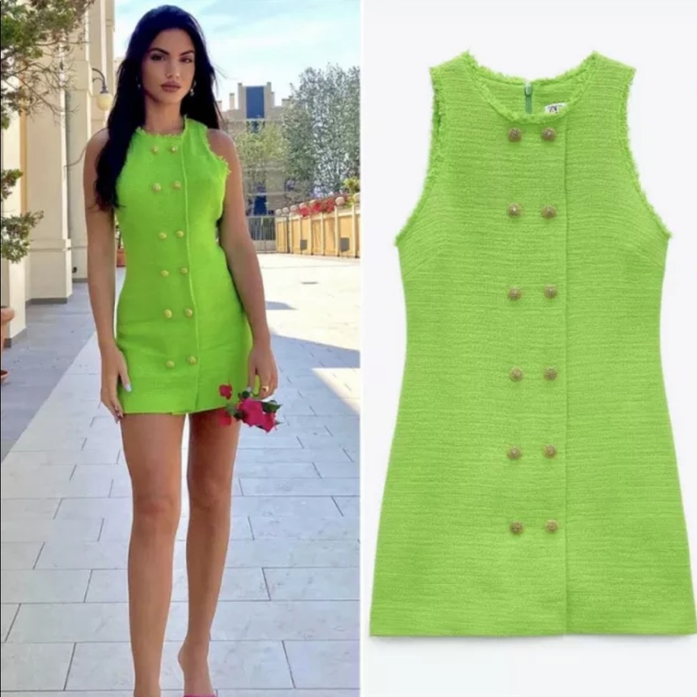 Zara texture weave dress - size L